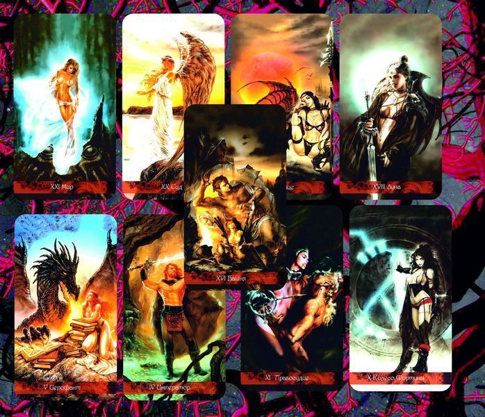 Карты Темное Таро Ройо - Royo Dark Tarot 2401411499 фото