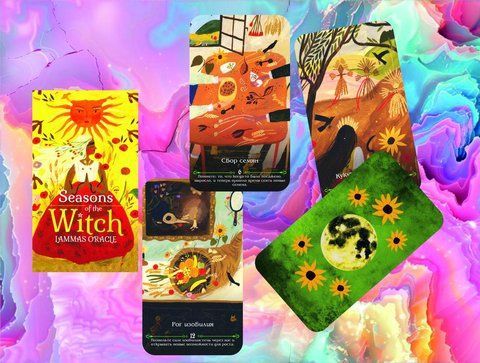 Карты Сезоны Ведьмы Оракул Ламмас - Seasons of the Witch: Lammas Oracle 2401422532 фото