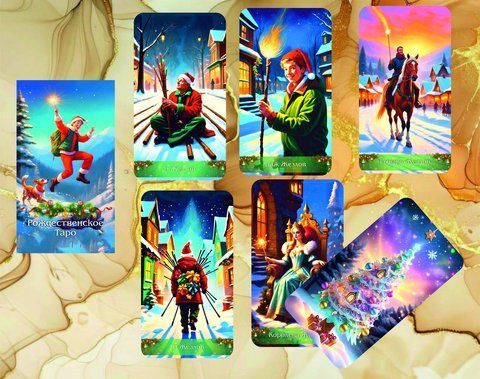 Карты Таро Рождественское Таро - Christmas Tarot 2401423605 фото