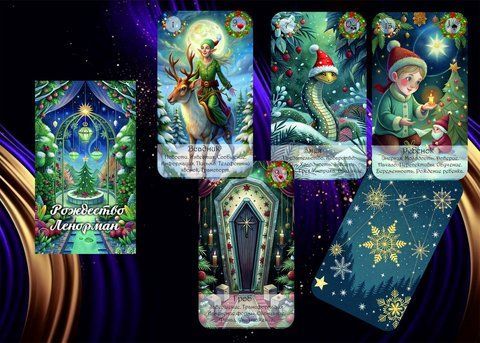 Карты Ленорман Рождество - Lenormand Christmas 2458319337 фото
