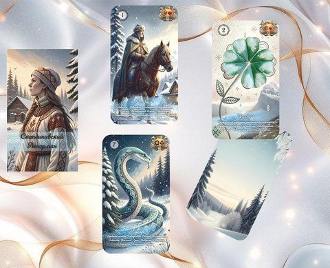 Карты Скандинавский Ленорман - Scandinavian Lenormand cards 2820090157 фото