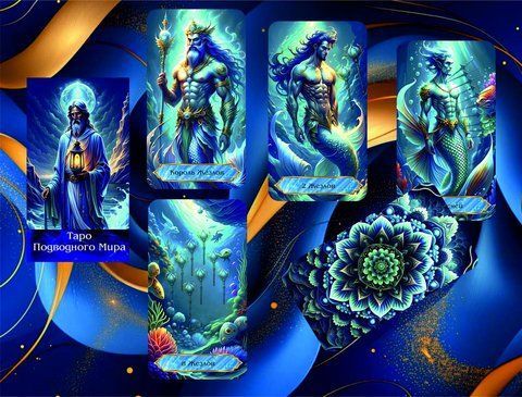 Карты Подводный Мир Таро - Underwater World Tarot 2227234062 фото
