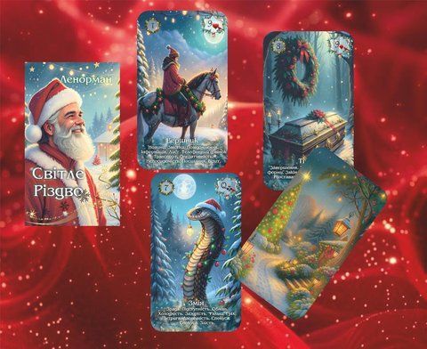 Карты Ленорман Светлое Рождество - Lenormand Cards: Merry Christmas 2820090640 фото