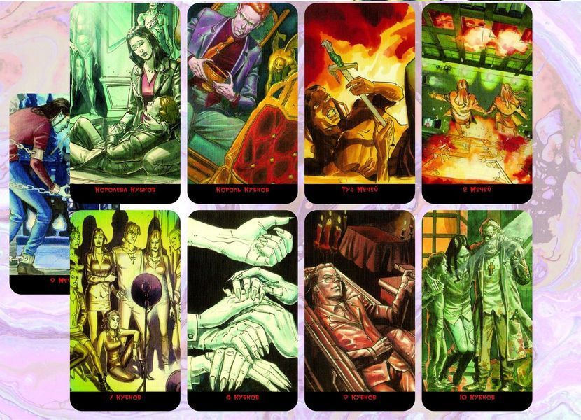 Карты Таро Готическое Таро Вампиров &mdash; Gothic Tarot of Vampires русский перевод 1830807372 фото