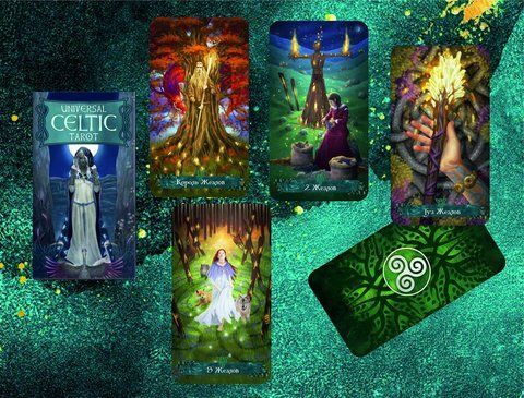 Карты Универсальное Кельтское Таро - Universal Celtic Tarot 2227235395 фото