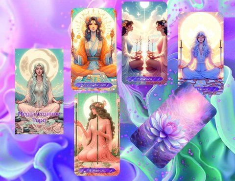 Карты Медитативное Таро - Meditative Tarot 2458322928 фото