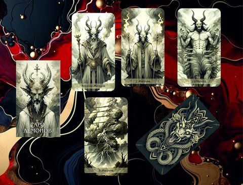 Карты Таро Демонов - Tarot of Demons 2350710525 фото