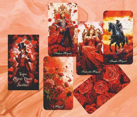 Карти Таро Любовне Таро Алої Троянди &mdash; Scarlet Rose Love Tarot 2819878561 фото