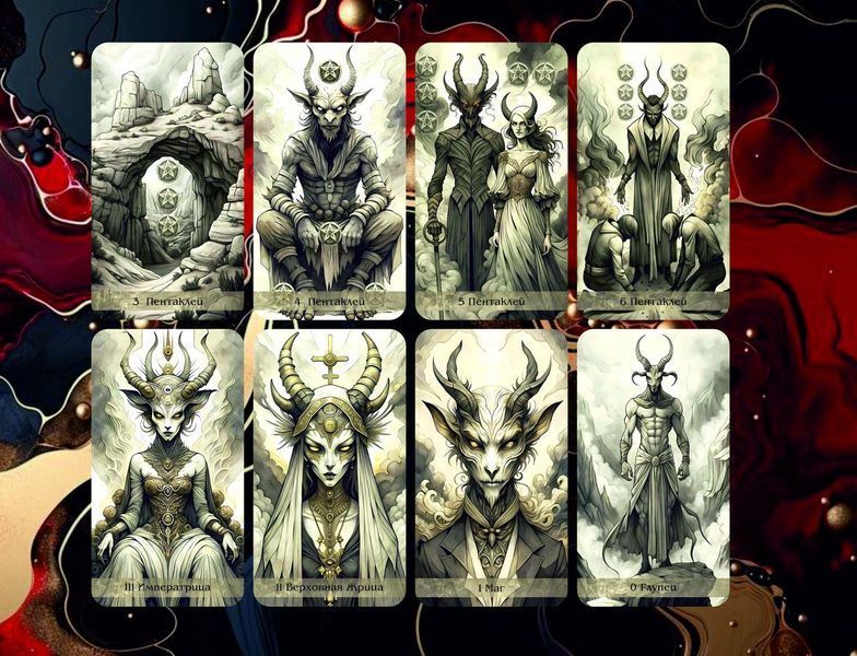 Карти Таро Демонов - Tarot of Demons 2350710525 фото