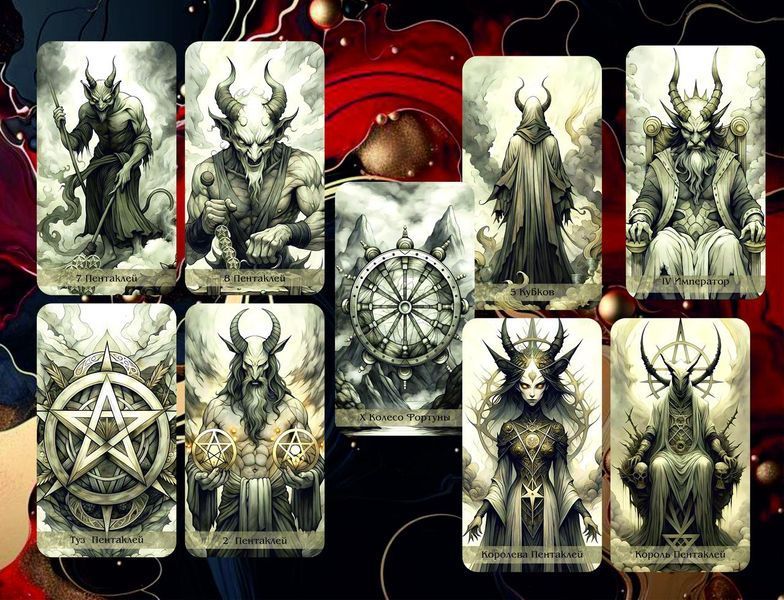 Карти Таро Демонов - Tarot of Demons 2350710525 фото