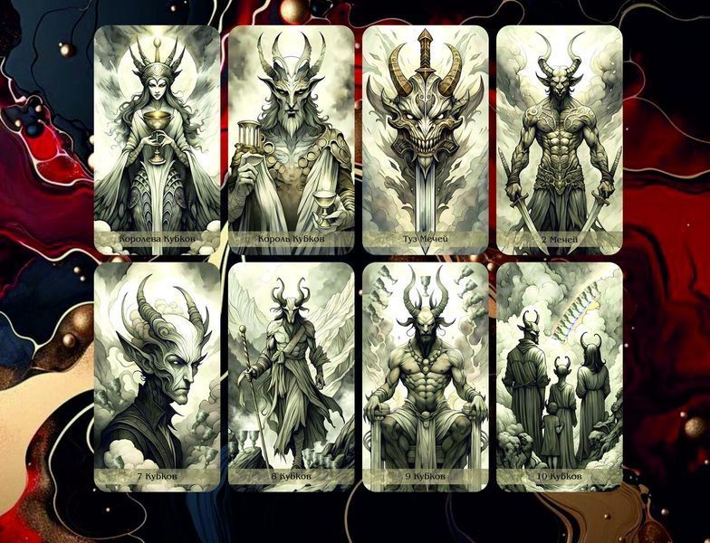 Карти Таро Демонов - Tarot of Demons 2350710525 фото