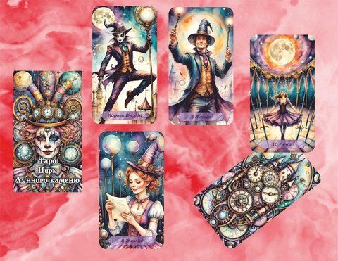 Таро Лунного Цирка - Tarot of the Moon Circus 2703411129 фото