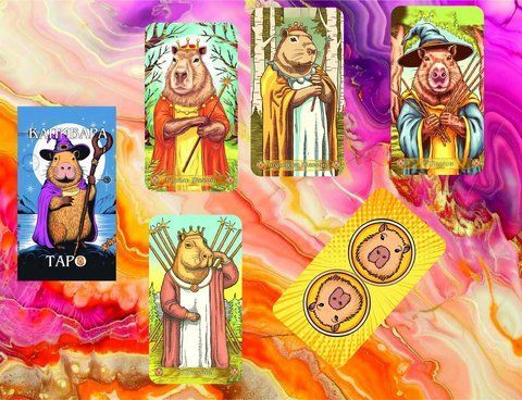 Карты Капибара Таро - Capybara Tarot 2350720682 фото