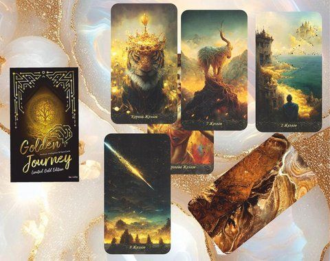Карты Таро Golden Journey Tarot -Таро Золотого Путешествия 2686732037 фото