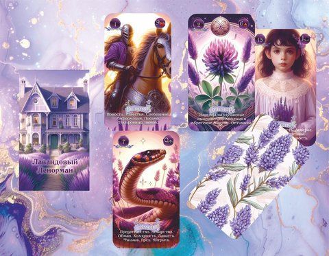 Лавандовый Ленорман - Lavender Lenormand 2581057731 фото